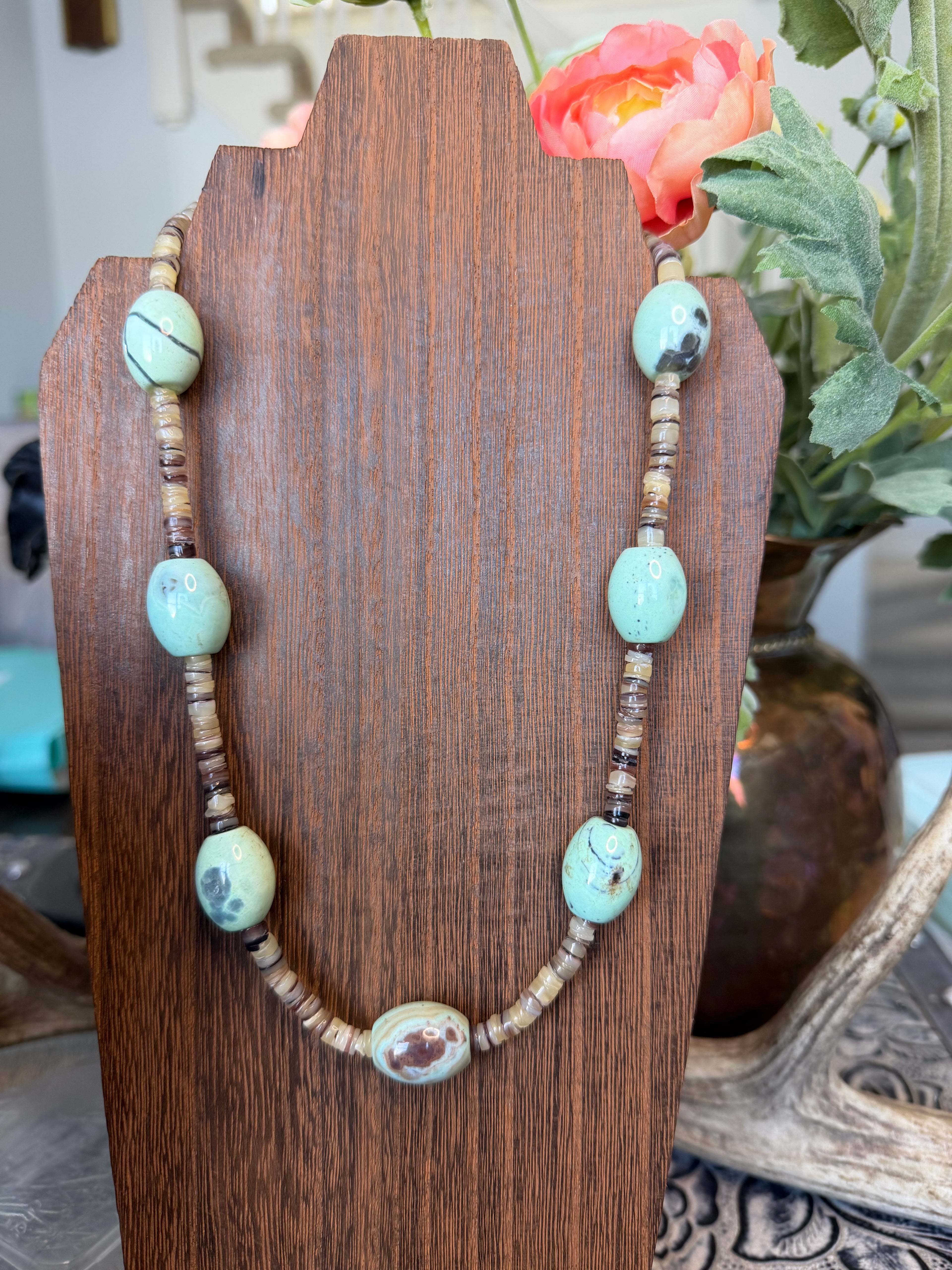 Dragon Skin and Heishi