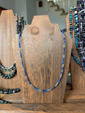 2 MM Lapis and Silver Hematite
