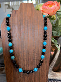 Black and Blue Necklace