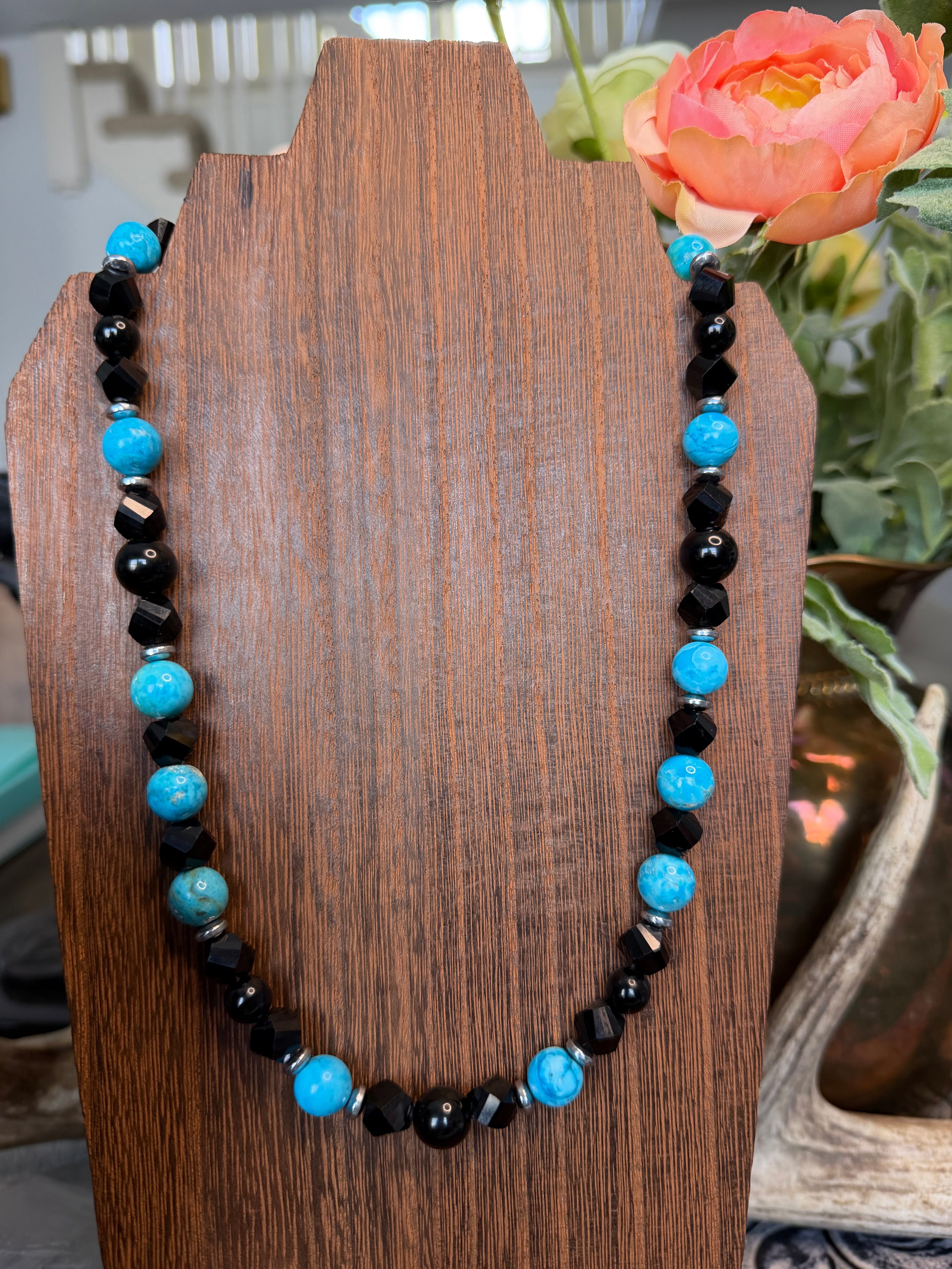 Black and Blue Necklace